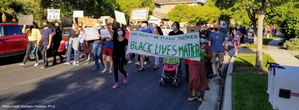 BLM Protest March in University Hills in Irvine