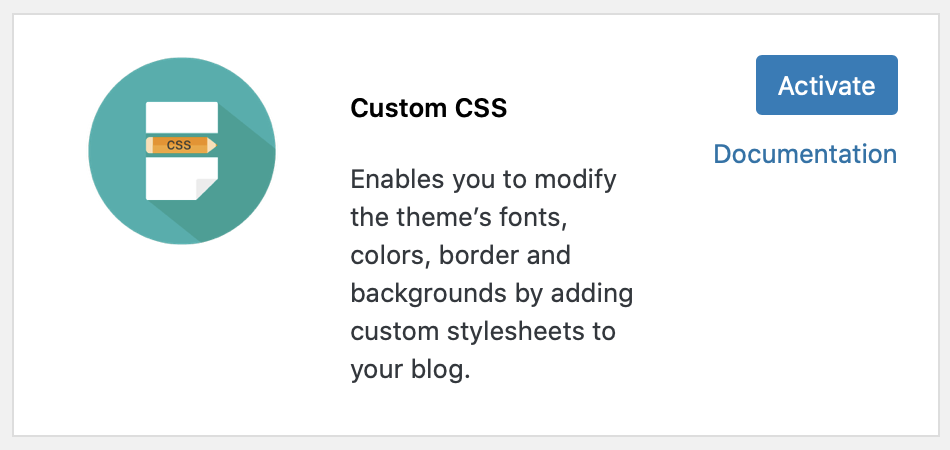 Custom CSS Plugin
