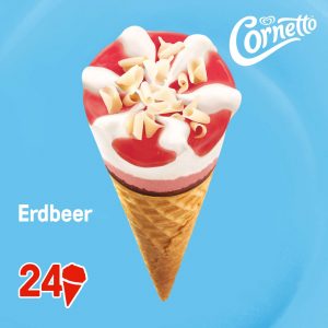 Coronetto Erdbeer Eis