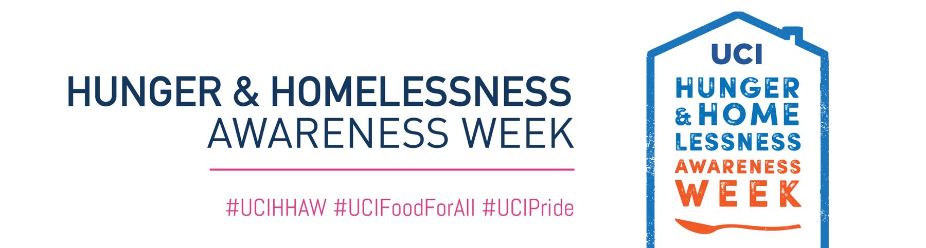 UCI Hunger and Homelessness Awareness Week wordmark