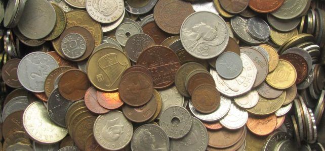 Coins from all over the world so-called kiloware