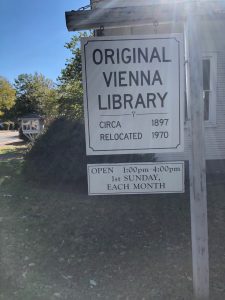 Sign for the Original Vienna library from 1897