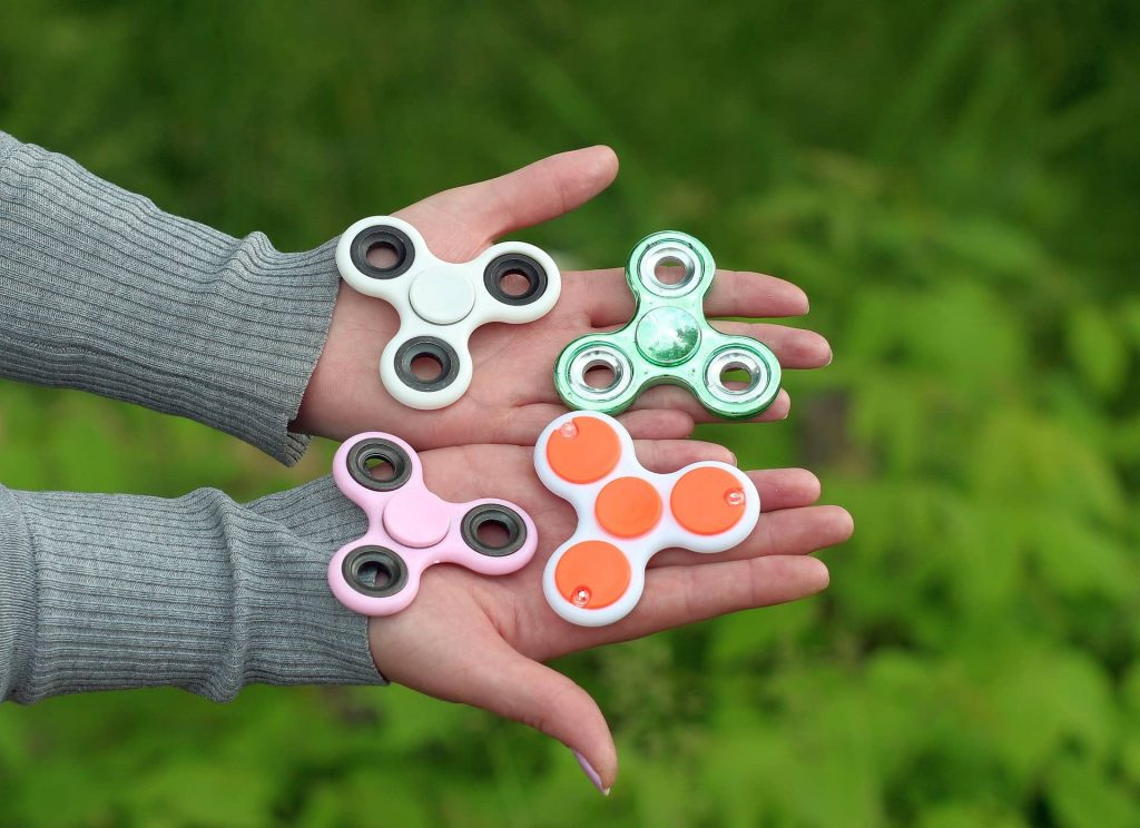 The New Anti-Anxiety 360° Spinner Helps Focusing Fidget Toy 3D Figit Autism UK 